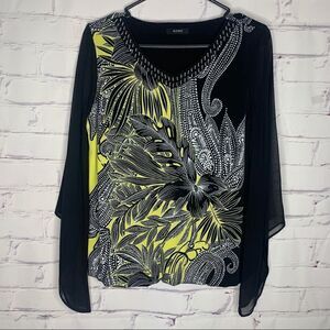 Alfani medium black/yellow top‎
